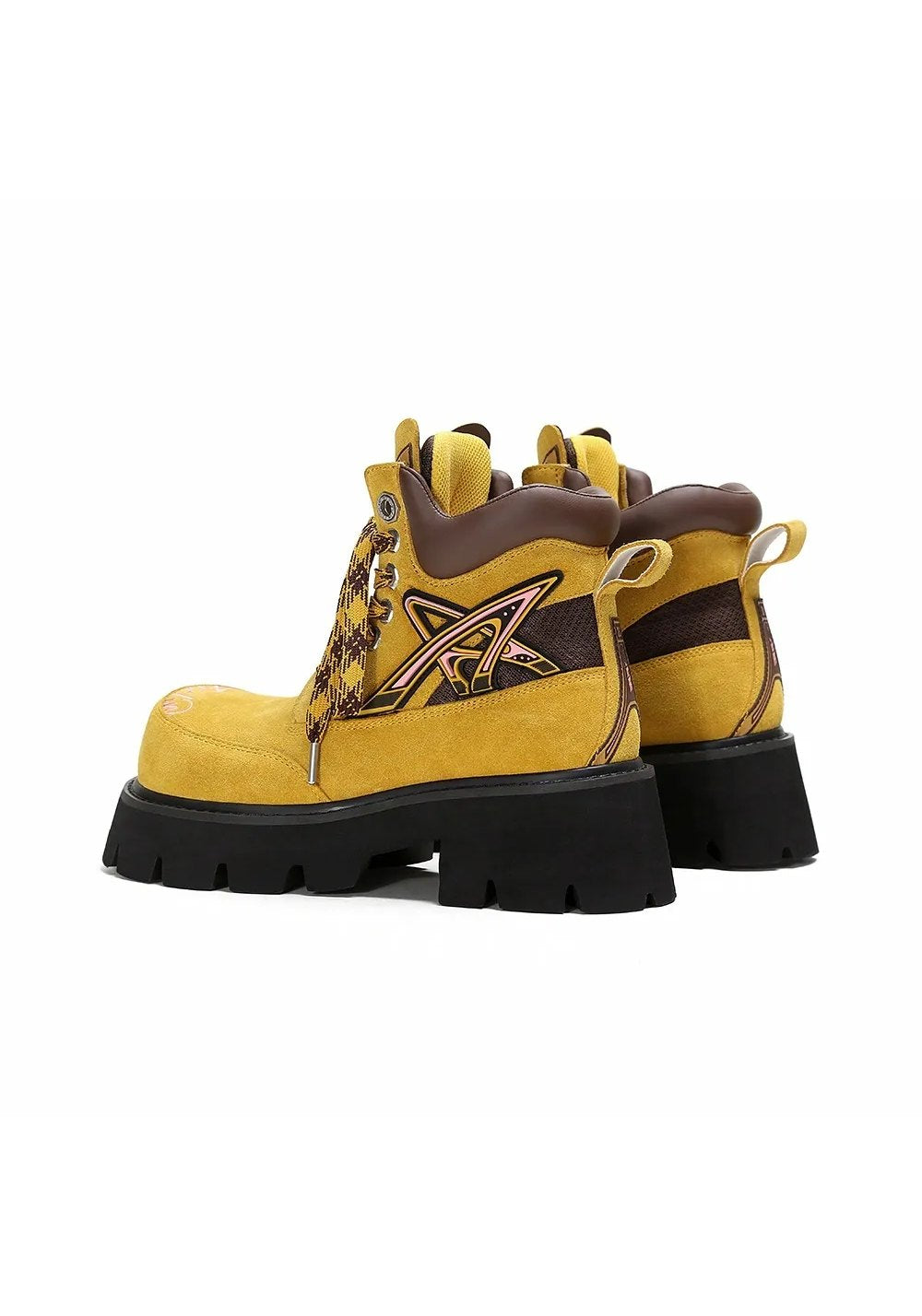 ADC丨Stardust Cat-Ear Black Boots-Yellow - PSYLOS 1, ADC丨Stardust Cat-Ear Black Boots-Yellow, Boots, ADC, PSYLOS 1